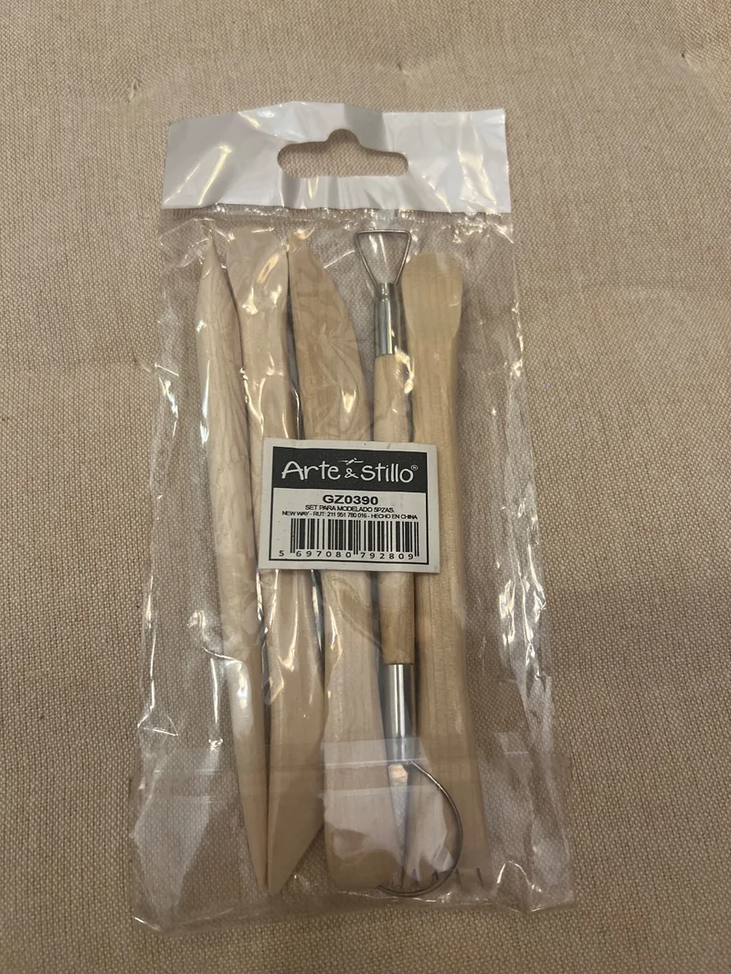Espátulas para trabajar en cerámica, masa , barro etc