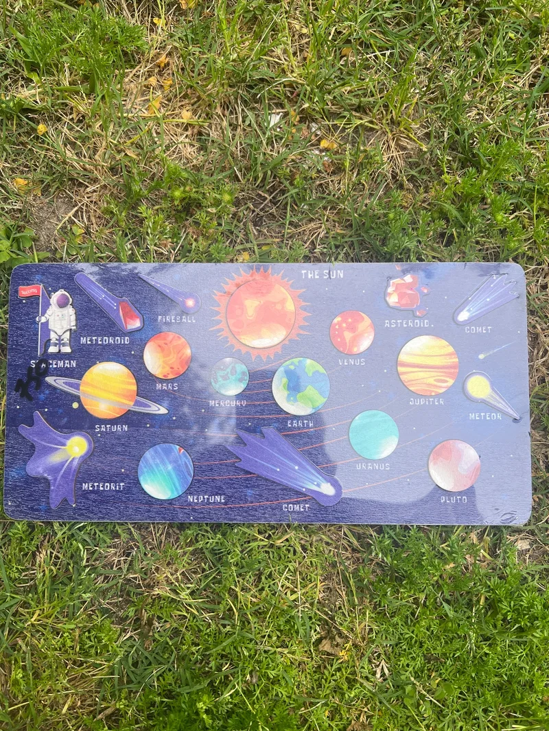 El espacio Puzzle de madera