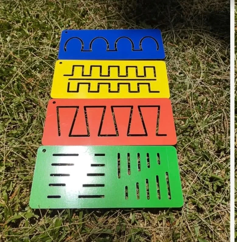 Tablillas de colores para motricidad fina
